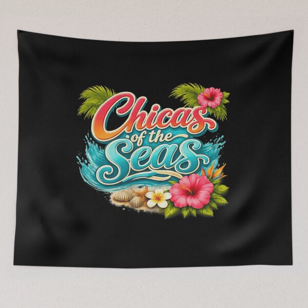 Item preview, Chicas Of The Seas Tropical Beach Hibiscus Floral Ocean Vacation Summer Vibe designed and sold by Serene woods.