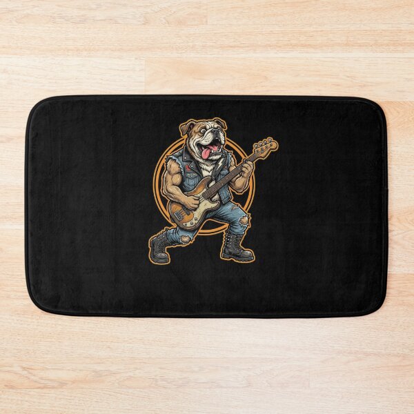 Item preview, Bulldog Bass Player Rock Music Dog Lover designed and sold by snowry.
