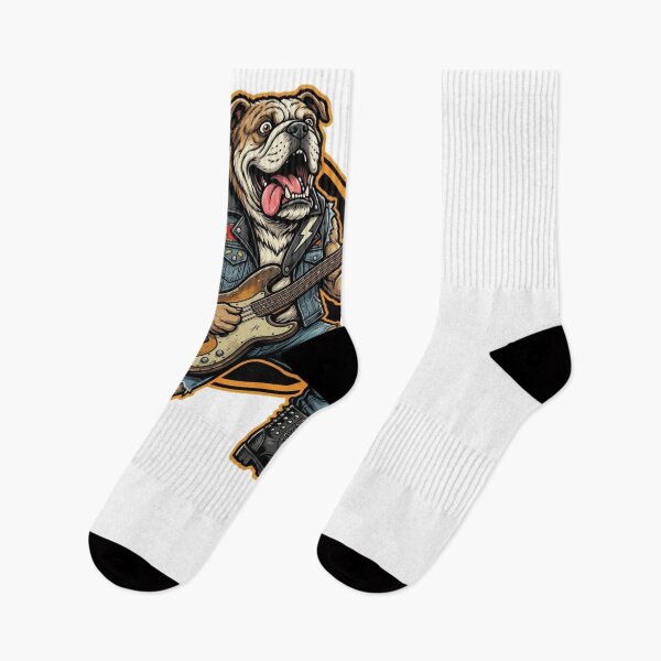 Item preview, Bulldog Bass Player Rock Music Dog Lover designed and sold by snowry.