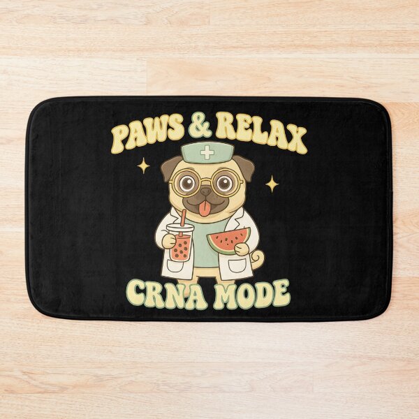 Item preview, Dog CRNA Nurse Cute Medical Anesthesia Nurse Gift Healthcare Worker designed and sold by ClinicalHubs.