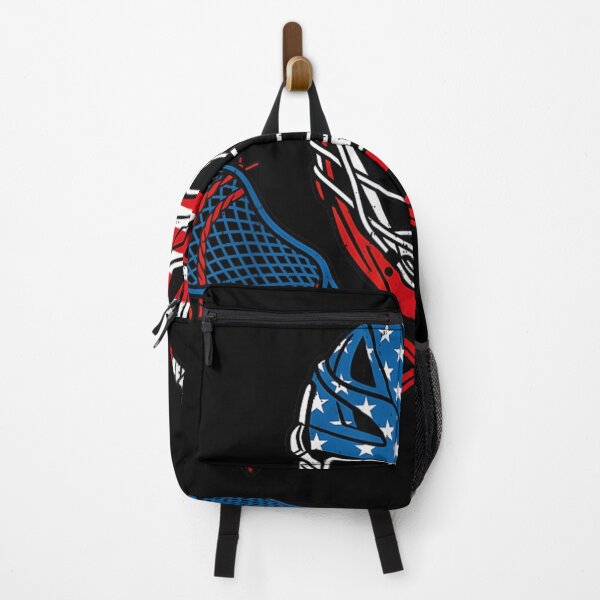 Item preview, USA Lacrosse Helmet American Flag Patriotic Sports Team Athlete Game Day Art designed and sold by Serene woods.