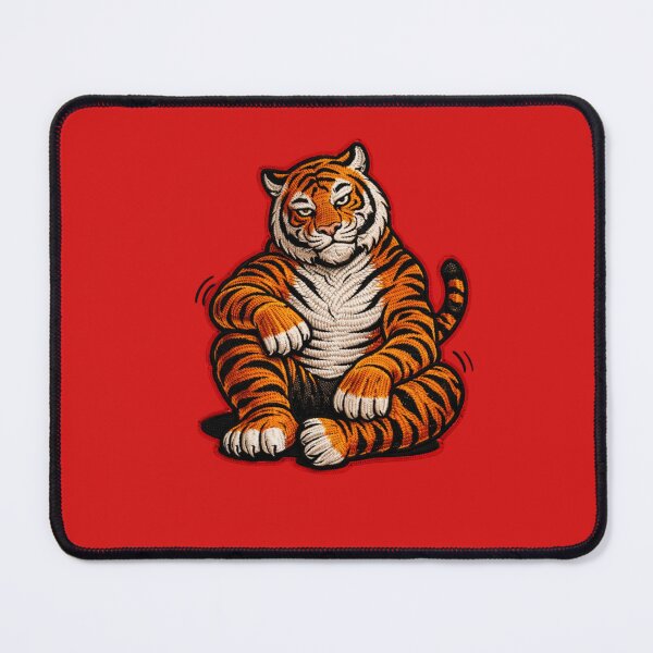 Item preview, Tiger Chill Boss – Alpha Attitude Embroidery Patch Style designed and sold by ColorSplash123.
