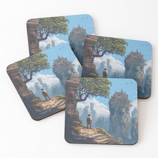 Item preview, Pixel Jungle Ruins – Retro Treasure Adventure Artwork designed and sold by Pixel8Prints.