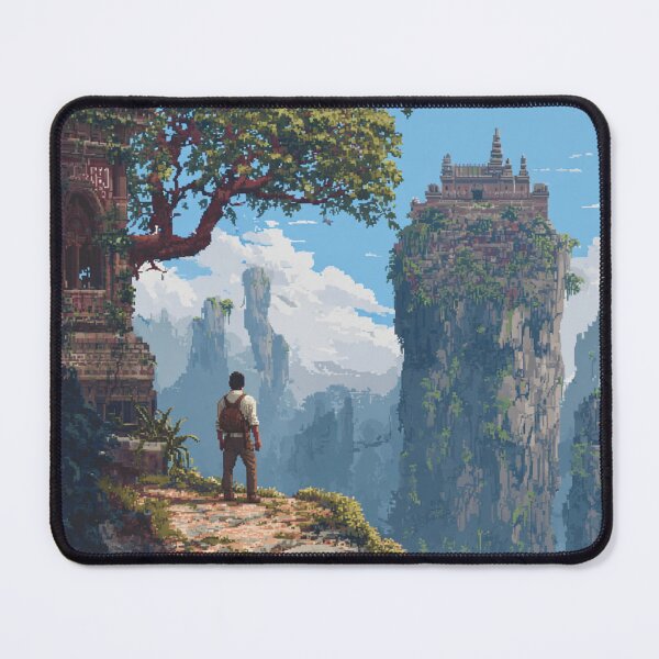 Item preview, Pixel Jungle Ruins – Retro Treasure Adventure Artwork designed and sold by Pixel8Prints.
