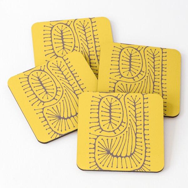 Item preview, LABYRINTH YELLOW AND BLACK designed and sold by KolbStudios.