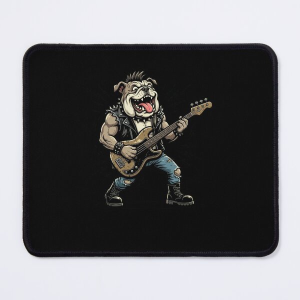 Item preview, Punk Rock Bulldog Bass Player Dog Music designed and sold by snowry.