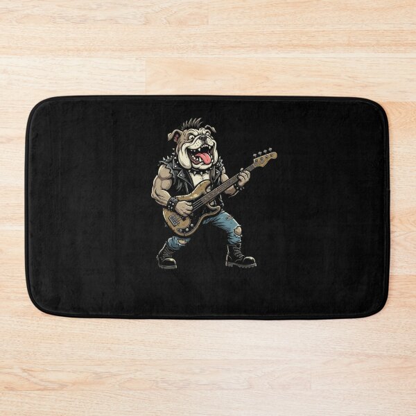 Item preview, Punk Rock Bulldog Bass Player Dog Music designed and sold by snowry.