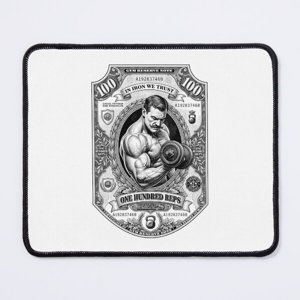 Item preview, Funny Gym Vintage Bodybuilder Banknote Money Bodybuilding designed and sold by GrandeDuc.