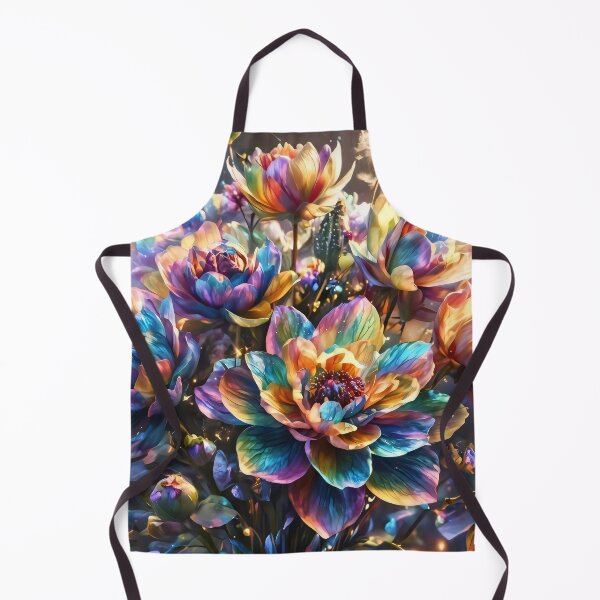 Item preview, Autism Awareness Rainbow Floral Art designed and sold by AI-Only Creations.