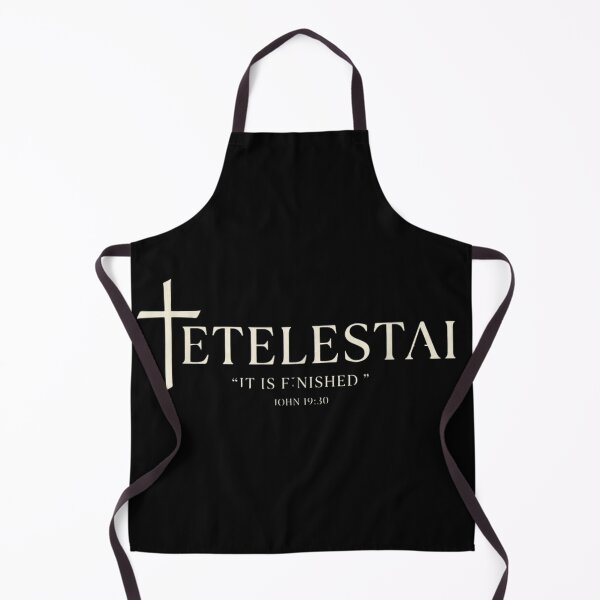 Item preview, Tetelestai It Is Finished John 19:30 Christian Cross Biblical Scripture Faith Design designed and sold by Phil Ben.