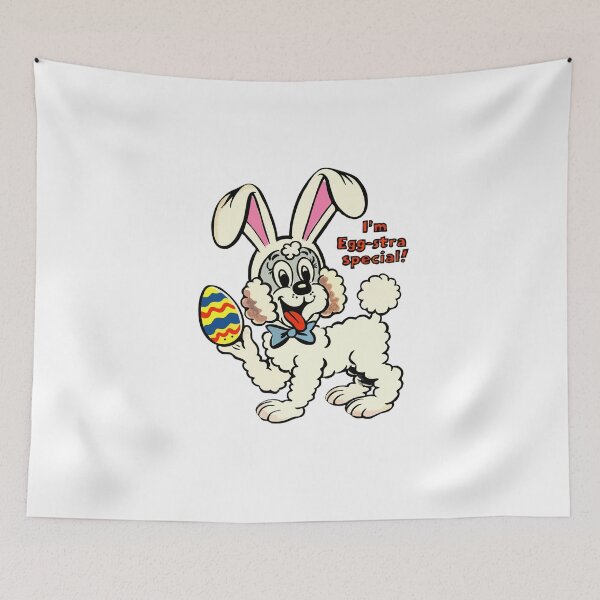 Item preview, Im Eggstra Special Funny Easter Dog Bunny Retro Gift designed and sold by CyfroweMysli.