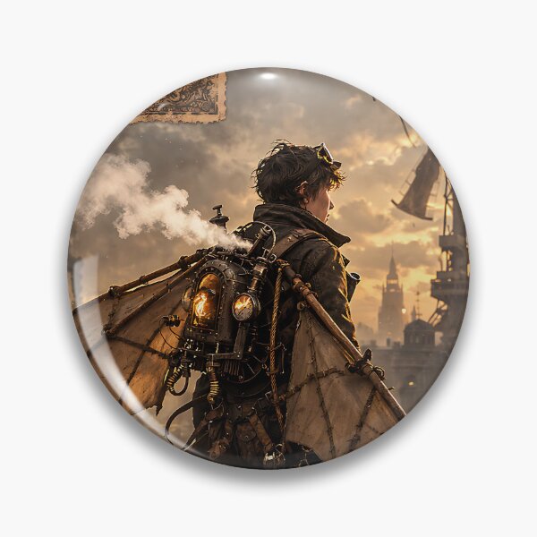 Item preview, The Street-Urchin’s Scrap-Wing - Steampunk Clockwork designed and sold by bapupa.