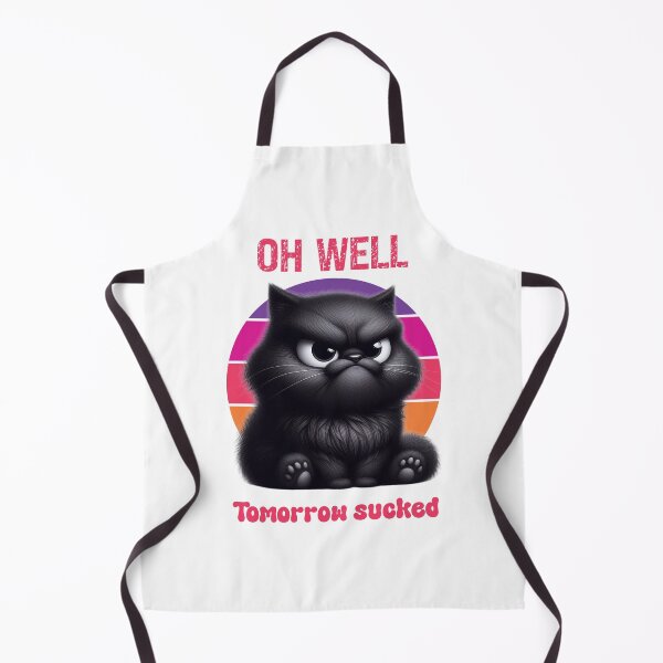 Item preview, Angry Cat Oh Well Tomorrow Sucked designed and sold by MoodCatClubCo.