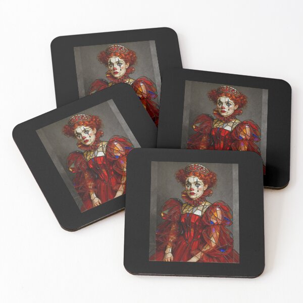 Item preview, Royal Lady Clown - Stained Glass Effect designed and sold by MyCozyCorner24.
