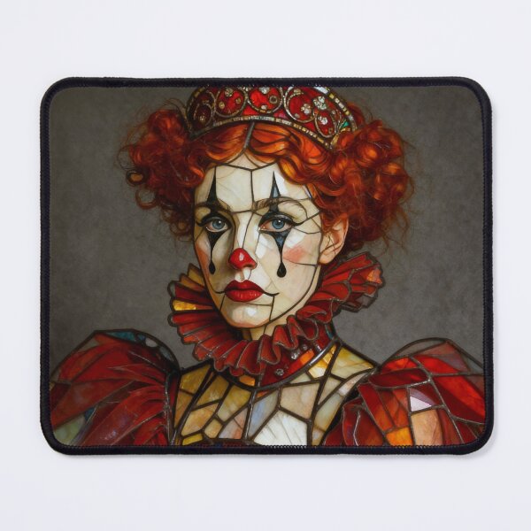 Item preview, Royal Lady Clown - Stained Glass Effect designed and sold by MyCozyCorner24.