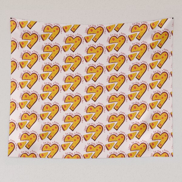 Item preview, Color love  | Pizza illustratrion designed and sold by chicadelosrulos.