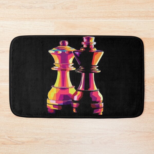 Item preview, Neon chess Royal duel drawing  designed and sold by NivyasArtistry.