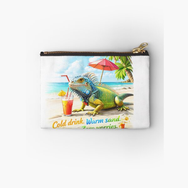 Item preview, Cold drink. Warm sand. Zero worries. designed and sold by Peace,love,andbeaches.