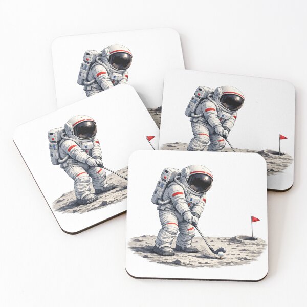 Artikelvorschau, Schwerelosigkeitsschwung: Der ultimative Golfmoment auf dem Mond entworfen und verkauft von RolMerch.