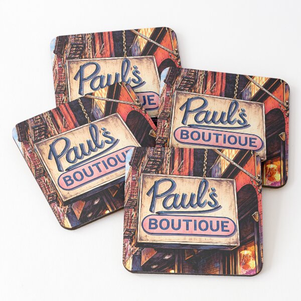 Item preview, Paul’s Boutique Vintage NYC Sign T-Shirt – 90s Hip Hop Inspired Street Art Graphic Tee – Retro New York Aesthetic Shirt designed and sold by DiamondSkyShirt.