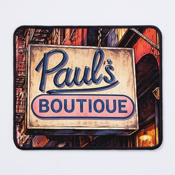 Item preview, Paul’s Boutique Vintage NYC Sign T-Shirt – 90s Hip Hop Inspired Street Art Graphic Tee – Retro New York Aesthetic Shirt designed and sold by DiamondSkyShirt.