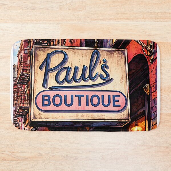 Item preview, Paul’s Boutique Vintage NYC Sign T-Shirt – 90s Hip Hop Inspired Street Art Graphic Tee – Retro New York Aesthetic Shirt designed and sold by DiamondSkyShirt.