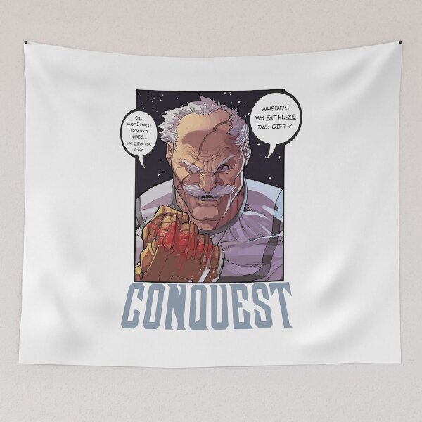 Item preview, Conquest Invincible Design, Brutal Villain Comic Art, Dark Superhero Style, Invincible Series T-Shirt & Merch designed and sold by Polarisofficial.