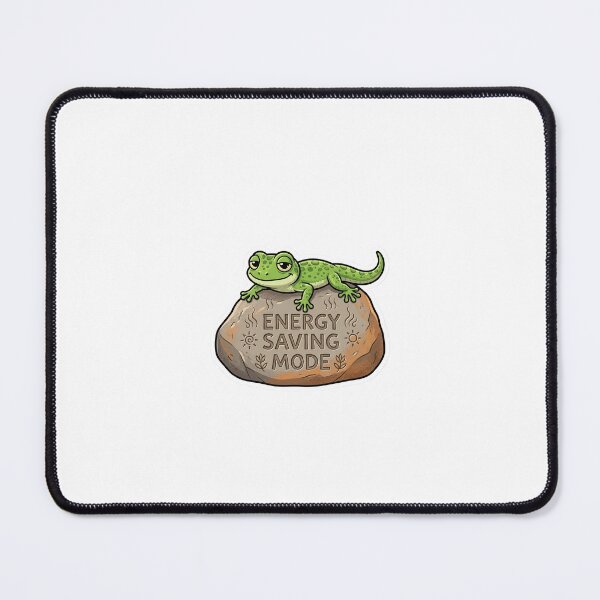 Item preview, Energy Saving Mode Gecko designed and sold by carolscoons.