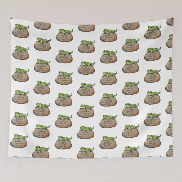 Item preview, Energy Saving Mode Gecko designed and sold by carolscoons.