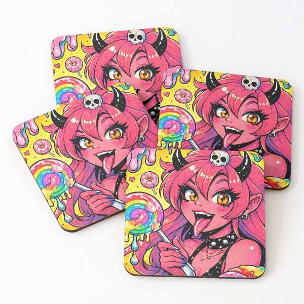 Item preview, Sweet Devil Girl with Candy designed and sold by lunavele.