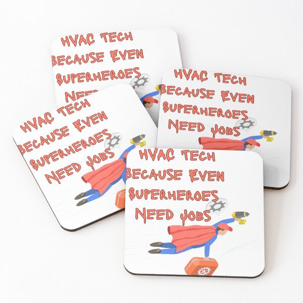 Item preview, HVAC Technician Funny Shirt – Because Even Superheroes Need Jobs designed and sold by Anasalseady.