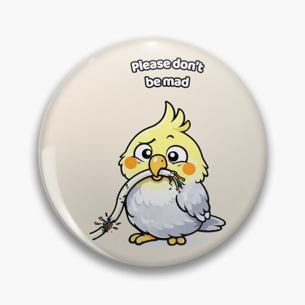 Item preview, Please Don't Be Mad – Funny Guilty Cockatiel Bird Owner Gift designed and sold by FeatherChaos.