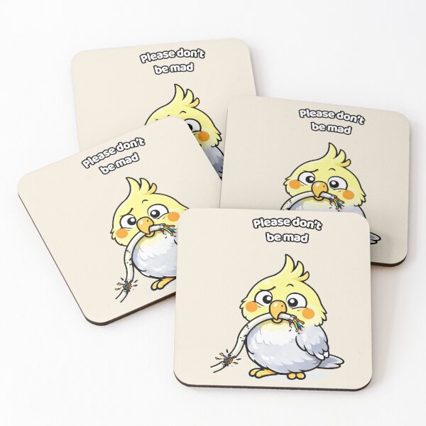 Item preview, Please Don't Be Mad – Funny Guilty Cockatiel Bird Owner Gift designed and sold by FeatherChaos.