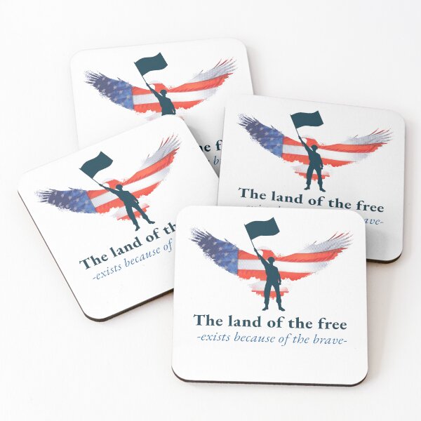 Item preview, The Land Of The Free Exists Because Of The Brave designed and sold by Zoaluxe.