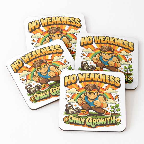 Item preview, No Weakness Only Growth Anime Motivation Stoic Aesthetic designed and sold by Mrjarvis.