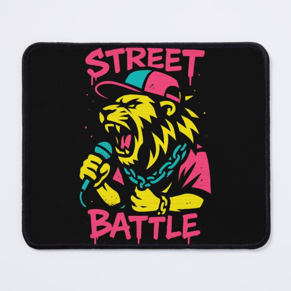 Item preview, Retro 80s Rapper Tiger Street Art designed and sold by SholoStudio.