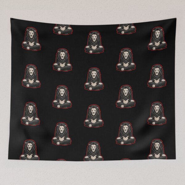 Item preview, Lion Alpha Leader – Silent Power Embroidery Patch Style designed and sold by ColorSplash123.