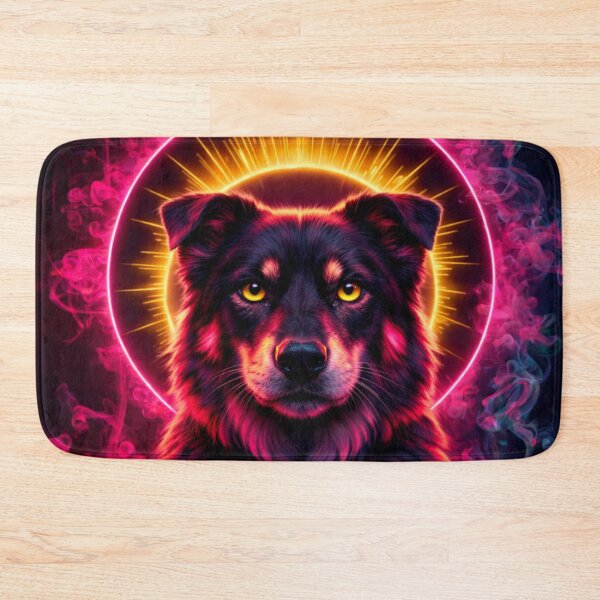 Item preview, Cosmic Neon Dog designed and sold by ZibaCentralShop.