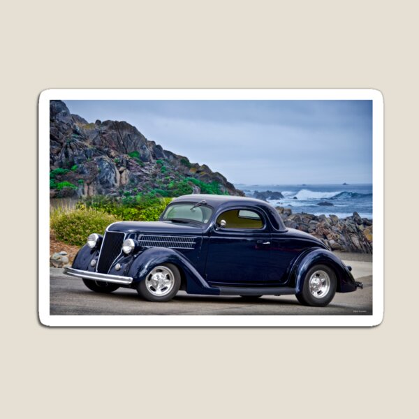 額装済アートポスター クラッシックカー/フォード1936/FORD 1936 Ford Three-Window Coupe IX
