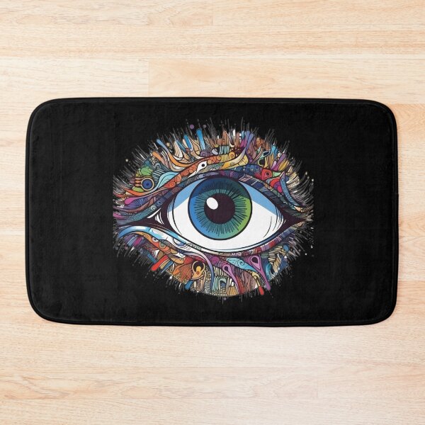Item preview, Colorful Abstract Human Eye Psychedelic Art Vision Illustration designed and sold by CyfroweMysli.