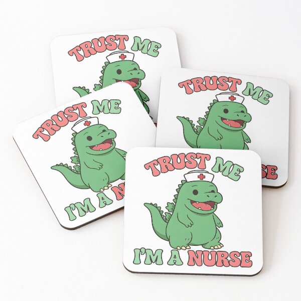 Item preview, Dinosaur Nurse Cute Nurse Funny Animals Nurse Gift Healthcare Worker designed and sold by ClinicalHubs.