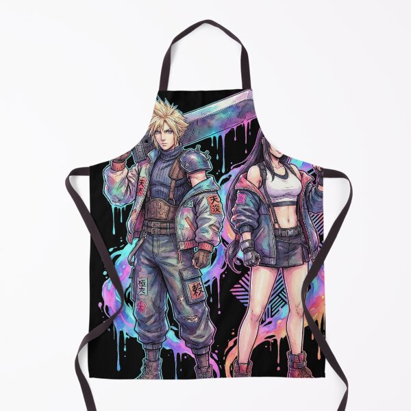 Item preview, Cloud Strife and Tifa Lockhart FF7 Advent Children Design designed and sold by Senpaiwaves.