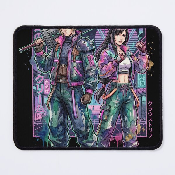 Item preview, Final Fantasy VII Tifa Cloud Romantic Tension Portrait designed and sold by Senpaiwaves.