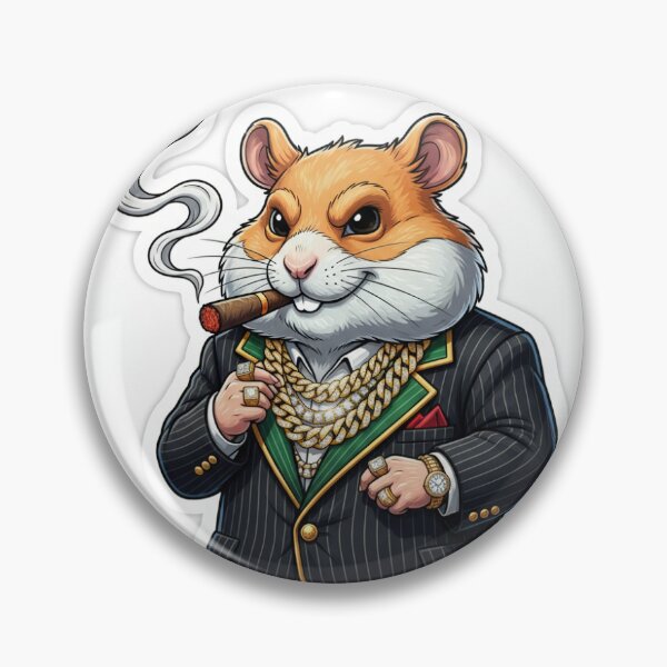 Item preview, A hamster in a blazer smoking a cigar in a casino. designed and sold by LCXD.