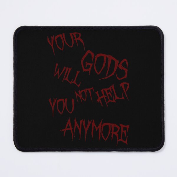 Item preview, Your Gods Not Here Blood Red Text Shirt designed and sold by Radson.