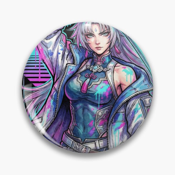 Item preview, Honkai Star Rail Feixiao Vaporwave Aesthetic Design designed and sold by Senpaiwaves.