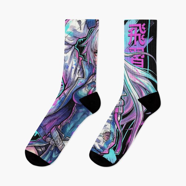 Item preview, Honkai Star Rail Feixiao Vaporwave Aesthetic Design designed and sold by Senpaiwaves.
