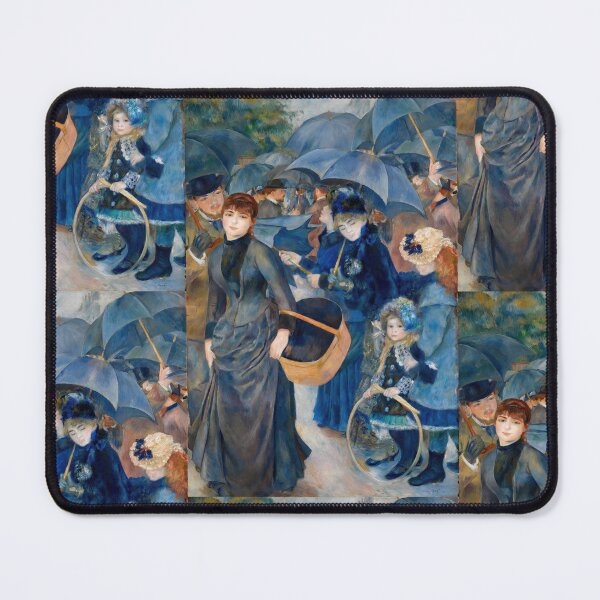 Item preview, The Umbrellas by Pierre-Auguste Renoir: Parisian Impressionist wall art poster designed and sold by artofuniverse.