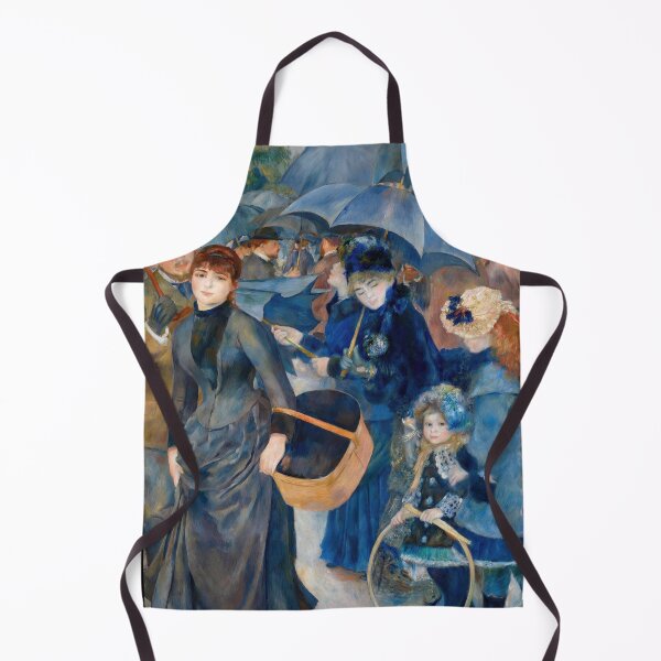 Item preview, The Umbrellas by Pierre-Auguste Renoir: Parisian Impressionist wall art poster designed and sold by artofuniverse.