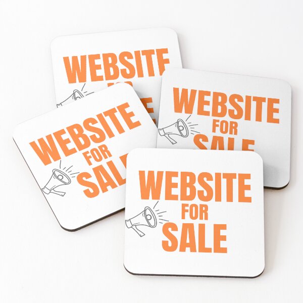 Item preview, Website for Sale stickers -Orange Color Design designed and sold by AlienTechs.